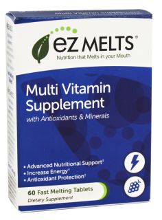 EZ Melts   Multi Vitamin Supplement Berry Flavor   60 Tablets