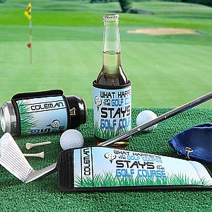 Golf Course Personalized Can Cooler & Bottle Cooler