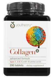 Youtheory   Collagen Advanced Formula Type 1,2 & 3   290 Tablets