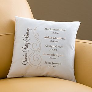 Personalized Throw Pillows   My Grandkids