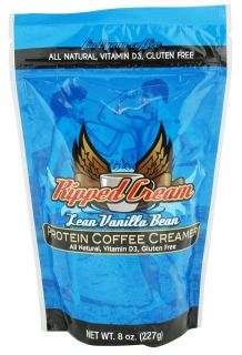 Ripped Cream   Protein Coffee Creamer Lean Vanilla Bean   8 oz.