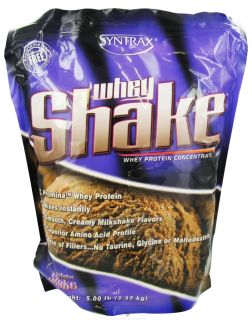 Syntrax   Whey Shake Whey Protein Concentrate Chocolate   5 lbs.