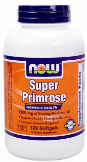 NOW Foods   Super Primrose 1300 mg.   120 Softgels