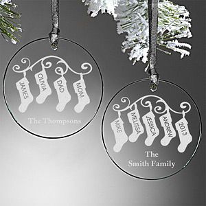 Personalized Ornaments   Family Christmas Stockings