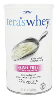 Teras Whey   rBGH Free Whey Protein Plain Whey Unsweetened   12 oz.