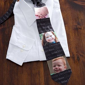 Personalized Mens Photo Ties   Name Your Photos