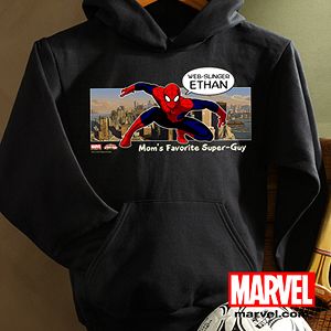 Personalized Spiderman Sweatshirt for Kids