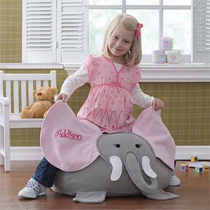 Personalized Elephant Bean Bag Chair