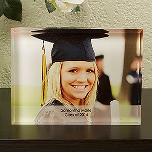 Personalized Photo Blocks   Graduation Picture   Large