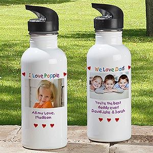 Personalized Photo Aluminum Water Bottles