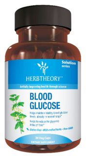 HerbTheory   Solution Series Blood Glucose   30 Vegetarian Capsules