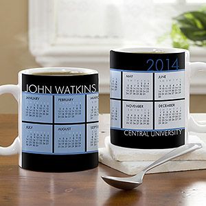 Personalized Coffee Mug Calendars   Its A Date