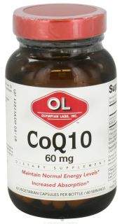 Olympian Labs   CoQ10 60 mg.   60 Vegetarian Capsules