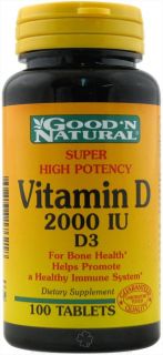 Good N Natural   High Potency Vitamin D D3   100 Tablets