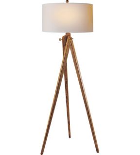 E.F. Chapman Tripod 1 Light Floor Lamps in French Wax On Wood SL1700FW NP