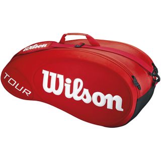 Wilson Tour 6 Pack Bag Red Molded Wilson Tennis Bags