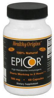 Healthy Origins   EpiCor High Metabolite Immunogens 500 mg.   60 Capsules