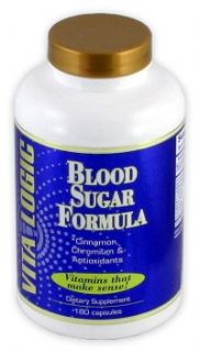 Vita Logic   Blood Sugar Formula Cinnamon Chromium & Antioxidants   180 Tablets