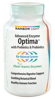 Rainbow Light   Advanced Enzyme Optima with Prebiotics & Probiotics   90 Vegetarian Capsules