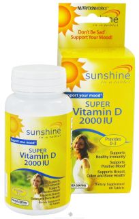 NutritionWorks   Sunshine Super Vitamin D 2000 IU   60 Tablets
