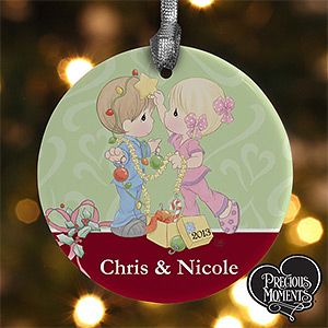 Personalized Christmas Ornaments   Precious Moments Couple