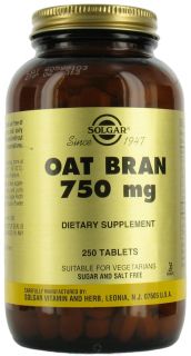 Solgar   Oat Bran 750 mg.   250 Tablets