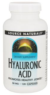 Source Naturals   Hyaluronic Acid 50 mg.   120 Capsules