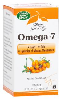 EuroPharma   Terry Naturally Omega 7 1000 mg.   60 Softgels Formerly Hydra 7