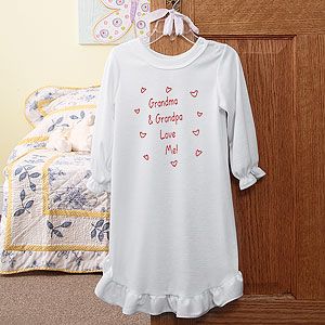 Personalized Girls Nightgowns   Somebody Loves Me