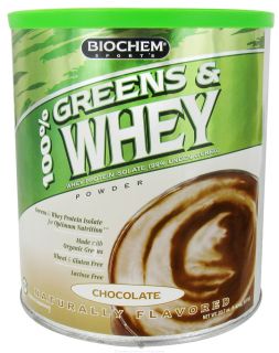 Biochem by Country Life   100% Greens & Whey Powder Chocolate   23.7 oz.