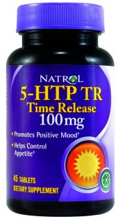 Natrol   5 HTP TR Time Release 100 mg.   45 Tablets
