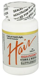 California Natural   Hair Vitamin & Mineral Supplement   30 Tablets