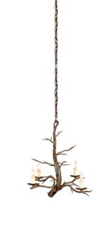 Treetop 4 Light Chandeliers in Old Iron 9307