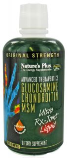 Natures Plus   Glucosamine Chondroitin MSM Ultra RX Joint Liquid Honey Lemon   30 oz.