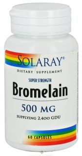 Solaray   Bromelain Extra Strength 500 mg.   60 Capsules
