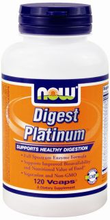 NOW Foods   Digest Platinum Healthy Digestion Support   120 Vegetarian Capsules