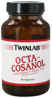 Twinlab   Octacosanol 8000 mg.   60 Capsules