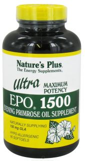 Natures Plus   Ultra EPO 1500 mg.   90 Softgels