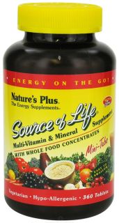 Natures Plus   Source Of Life Mini Tabs   360 Tablets