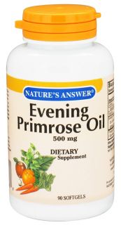 Natures Answer   Evening Primrose Oil 500 mg.   90 Softgels