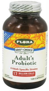 Flora   Udos Choice Adults Probiotic   120 Capsules