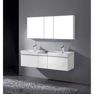 Madeli Venasca 60 Bathroom Vanity   Glossy White
