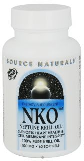 Source Naturals   NKO Neptune Krill Oil 500 mg.   60 Softgels