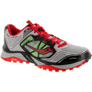 Saucony Xodus 4.0 Saucony Mens Running Shoes Gray/Red/Green