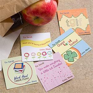 Personalized Lunch Notes for Kids