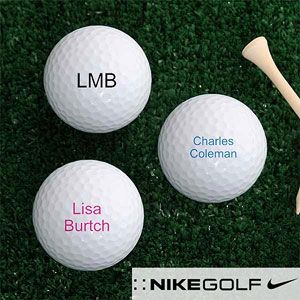 Personalized Nike Mojo Golf Ball Set   Printed with Your Message