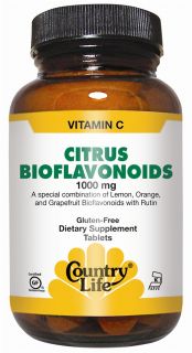 Country Life   Citrus Bioflavonoids 1000 mg.   250 Tablets