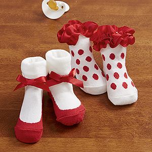 Girls Holiday Sock Set   All Dressed Up