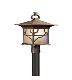 Morris 1 Light Post Lights & Accessories in Distressed Copper 9920DCO