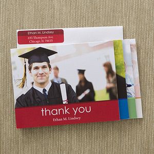 Personalized Photo Graduation Thank You Cards
